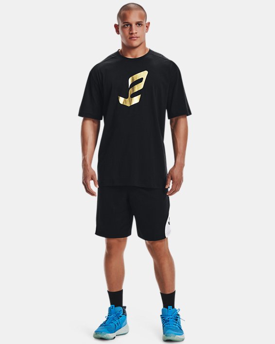 Men's UA Embiid Gold Mine T-Shirt, Black, pdpMainDesktop image number 0